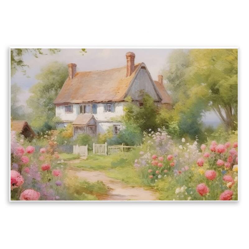 Stupell Nature Filled Cottage Garden Wall Plaque Art Design By Nini Art - 15 x 10
