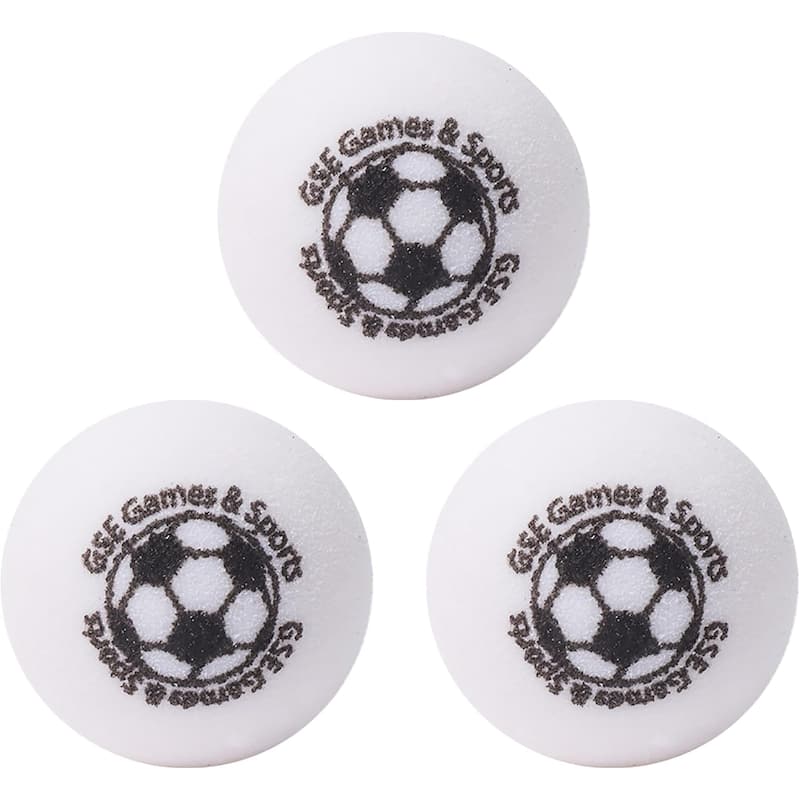 GSE™ 3-Pack 1.365" Regulation Size Table Soccer Foosball Table Replacement Balls - White