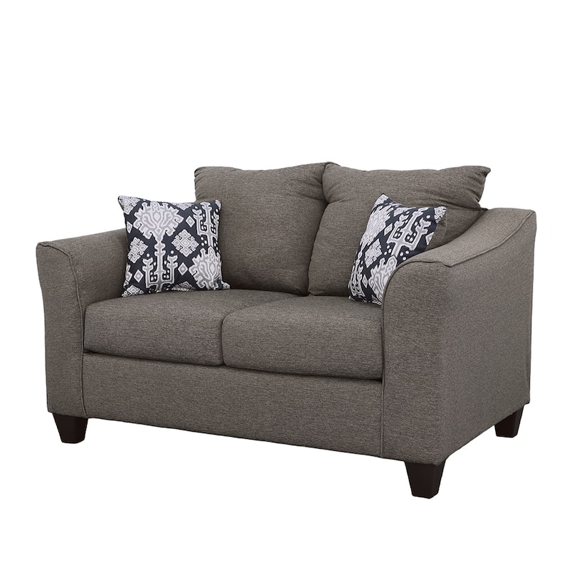 Salizar Upholstered Flared Arm Loveseat - 60" x 37" x 39"