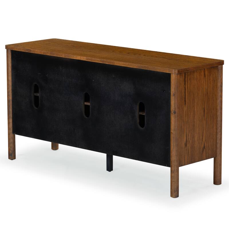 SAFAVIEH Couture Jaylessa Wood 3 Door Sideboard - 58"W x 18"D x 30"H