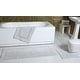 preview thumbnail 22 of 124, Fabstyles Basix Soft & Absorbent Reversible Cotton Bath Rug
