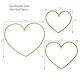 preview thumbnail 3 of 3, Bedtime Originals Rainbow Hearts Gold Metallic Hanging Nursery Wall Decor