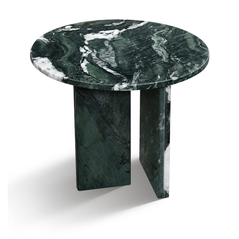 Modern Marble Coffee Table Natural Marble Coffee Table Minimalist Luxury Coffee Table, for Living Room, Green