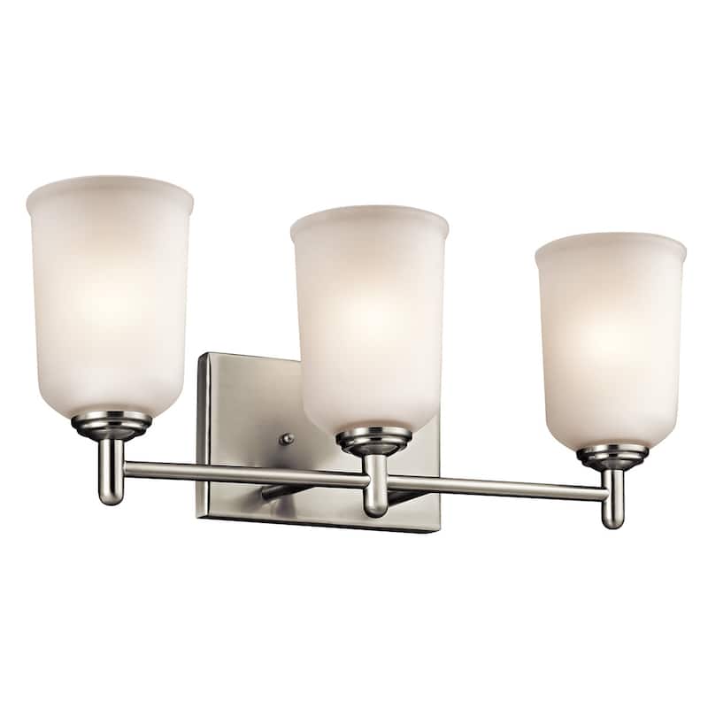 Kichler Shailene 21" Wide 3 Light Bathroom Vanity Light - Brushed Nickel