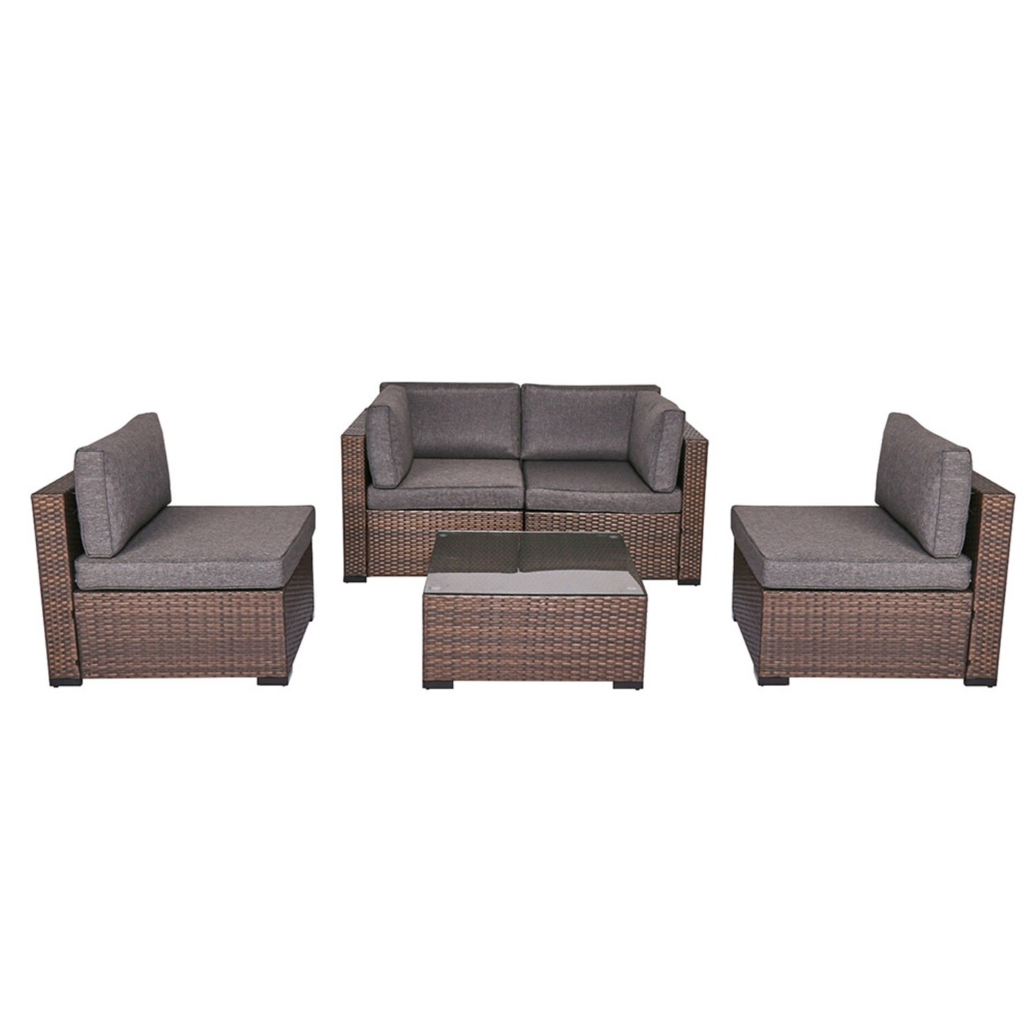 Kinsunny rattan sofa outlet