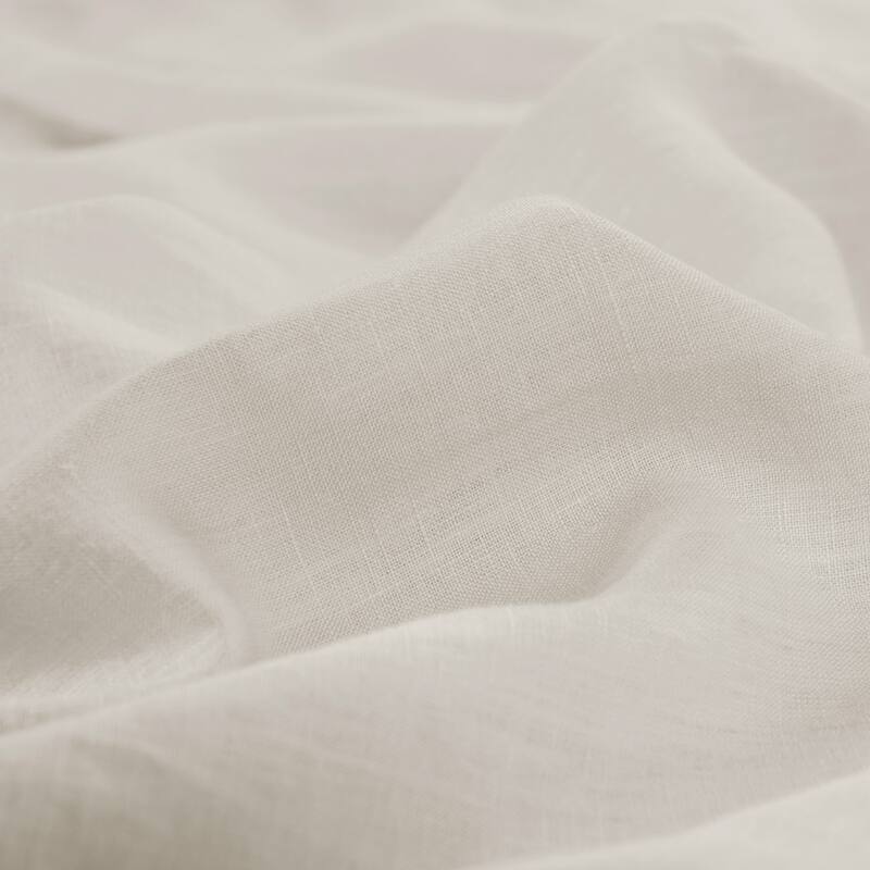 WHOLINENS Stone Washed French Linen Sheets Set 16 Inches Pocket