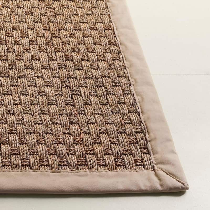 SAFAVIEH Natural Fiber Fita Farmhouse Seagrass Rug