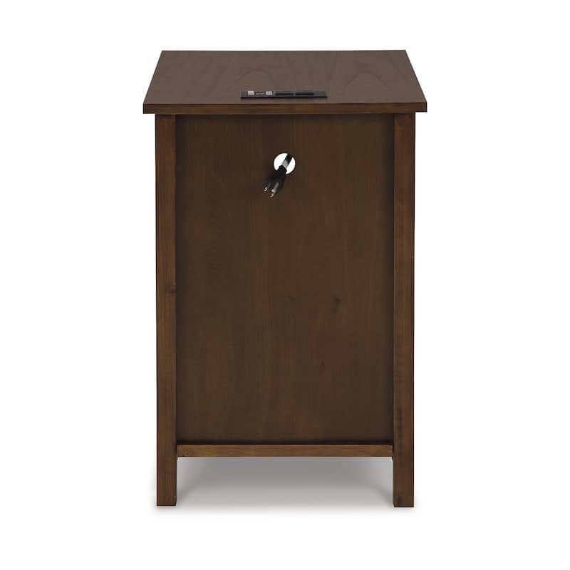 Signature Design by Ashley Treytown Chairside End Table - 16"W x 24"D x 24"H