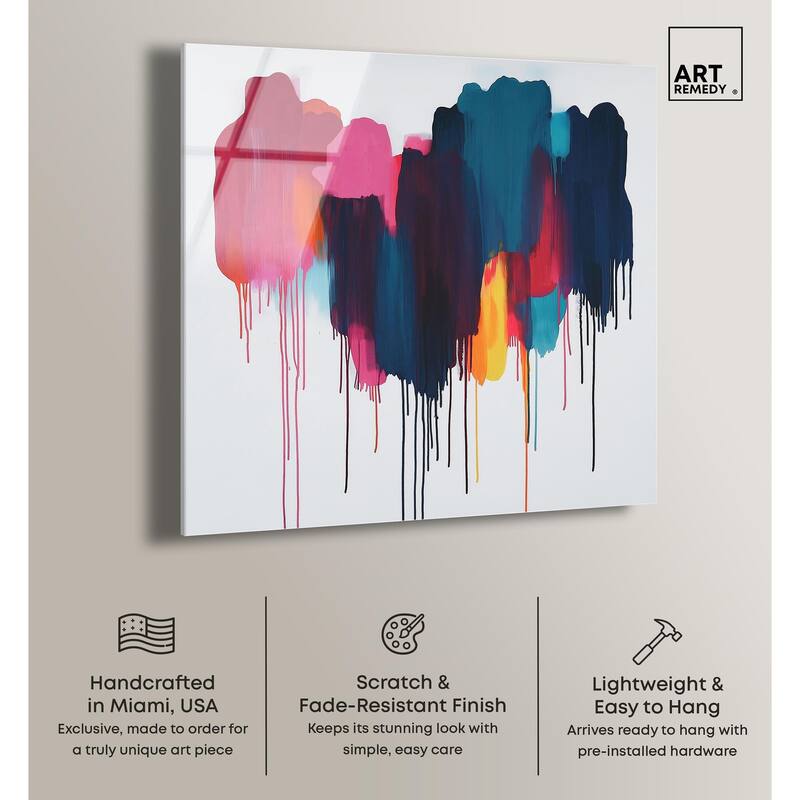 Glacier Color Glide Acrylic by Art Remedy, Ready to Hang