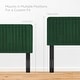 preview thumbnail 30 of 28, Milenna Channel Tufted Performance Velvet Full/Queen Headboard