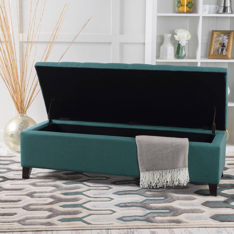 Mission Tufted Fabric Storage Ottoman Bench by Christopher Knight Home - 50.50"L x 18.75"W x 16.00"H