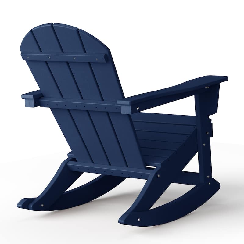 Polytrends Laguna Hdpe All Weather Outdoor Patio Rocking Chair