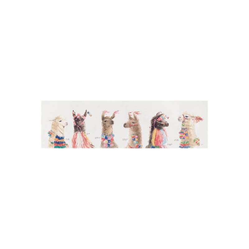 Lama IV (14 x 56) Canvas Art Print - Small