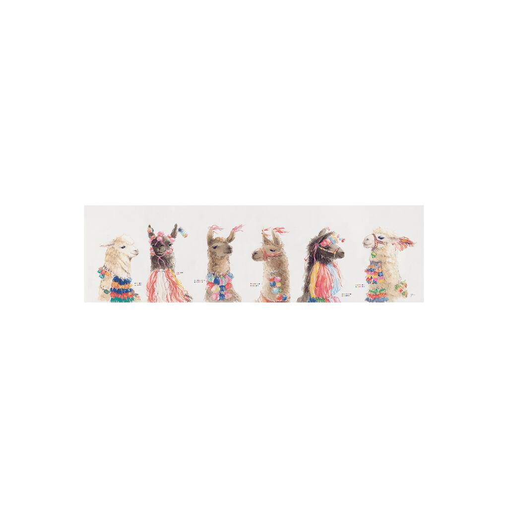 Lama IV (14 x 56) Canvas Art Print