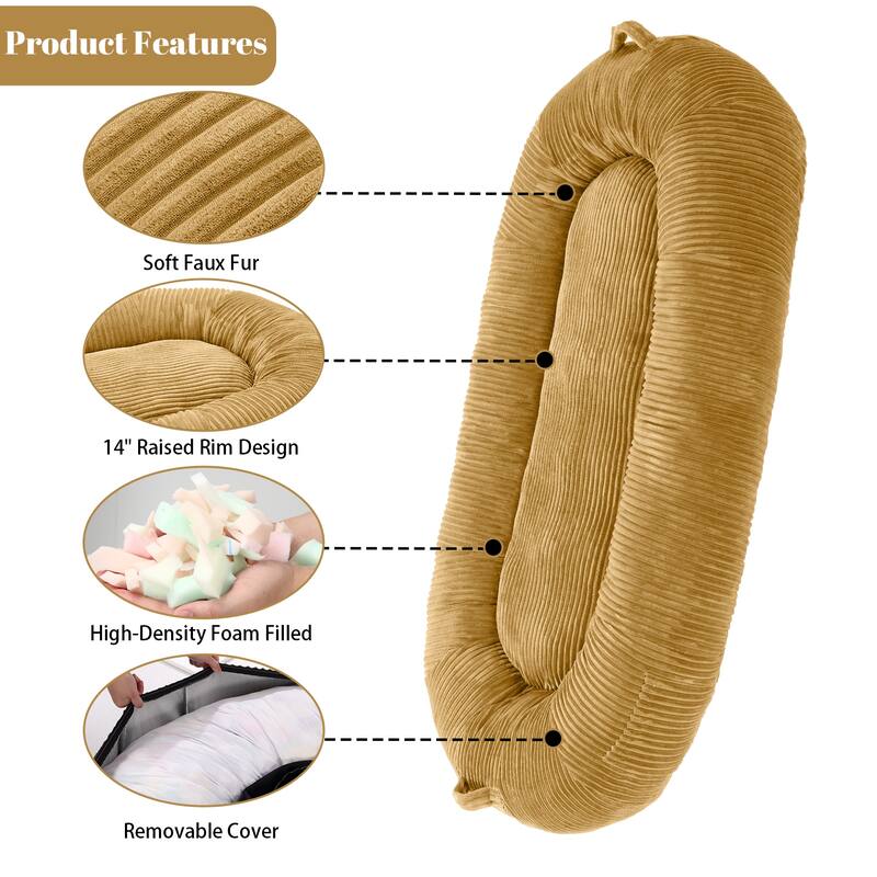 Eie Giant Dog Bed Washable Human Size Bed With Removable Cover