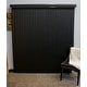 preview thumbnail 1 of 5, BlindDen Black Frisco Textured Vinyl Vertical Blind, CORDLESS