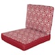 Haven Way Universal Outdoor Deep Seat Lounge Chair Cushion Set - 23X26 - Red Diamond