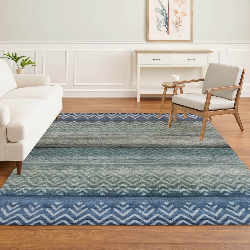 Premium Washable Super Soft Boho Ombre Mayfield Rug