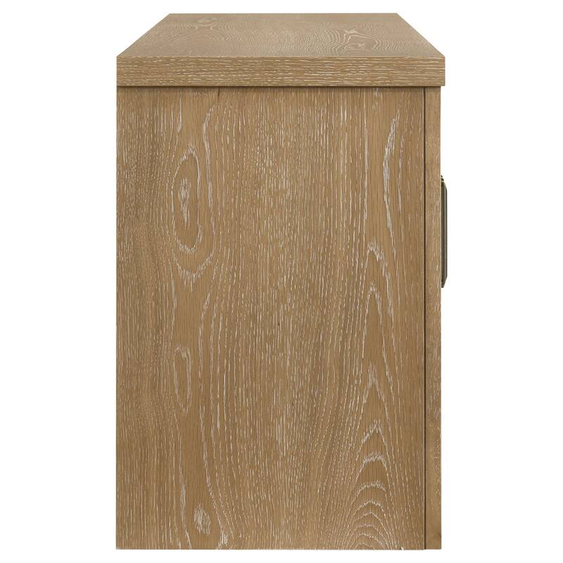 Brenham 79-inch 4-door TV Stand Media Console Washed Oak - 78.75" x 15.75" x 24.25"