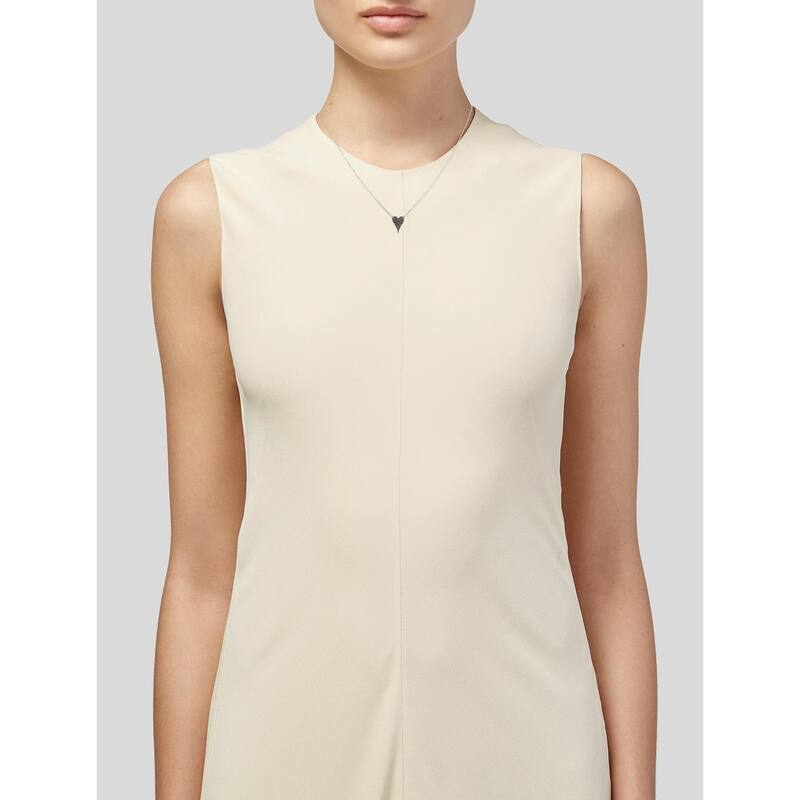 Joelle Collection Joelle Collection Diamond Pave Heart Pendant Necklace 1/5 ct.14K White Gold