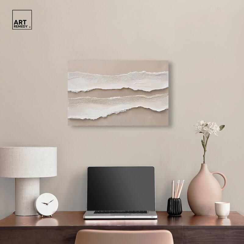 Textured Sea III Canvas by Art Remedy, Gallery Wrapped