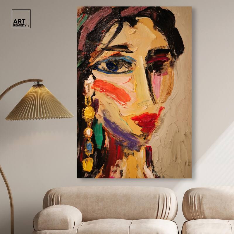 Colorful Expression I Canvas by Art Remedy, Gallery Wrapped