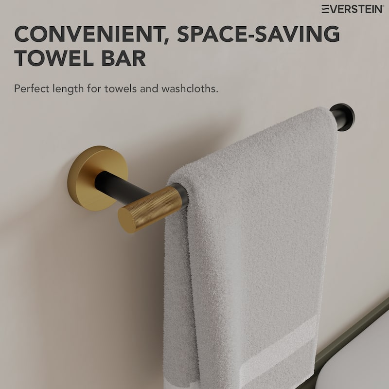 4-Piece Stainless Steel Bathroom Hardware Set, Wall Mounted Bath Towel Bar Set Towel Racks Bathroom Accessories