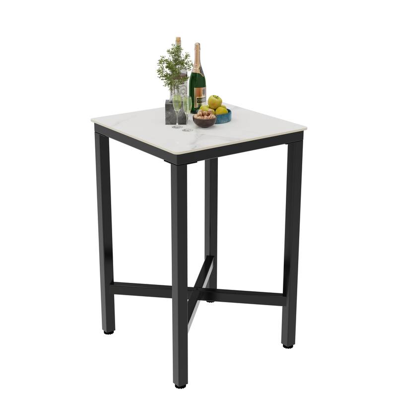 Bar Height 41.4" Dining Table - 27.55x27.55x41.4 inch