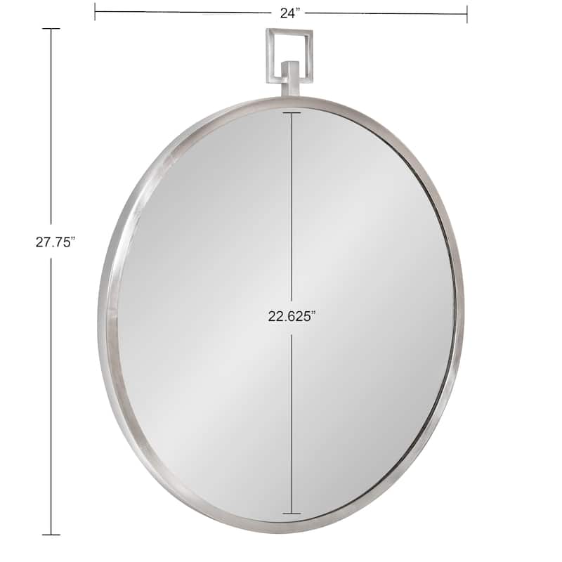 Kate and Laurel Tabb Round Framed Mirror
