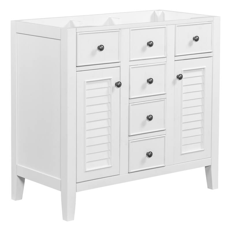 Modern Bathroom Vanity without Sink, Cabinet Base Only