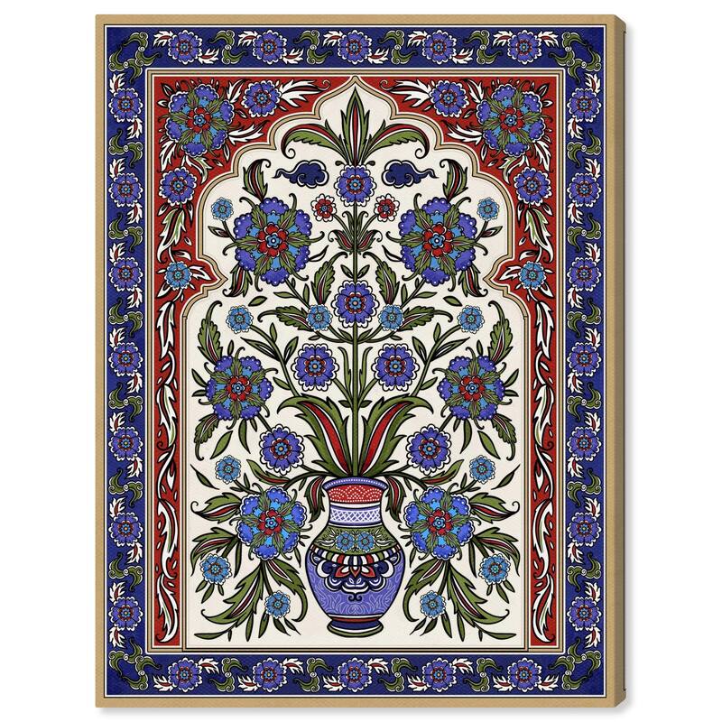 Royal Vase Bloom Canvas by Art Remedy, Gallery Wrapped - 30" x 36"