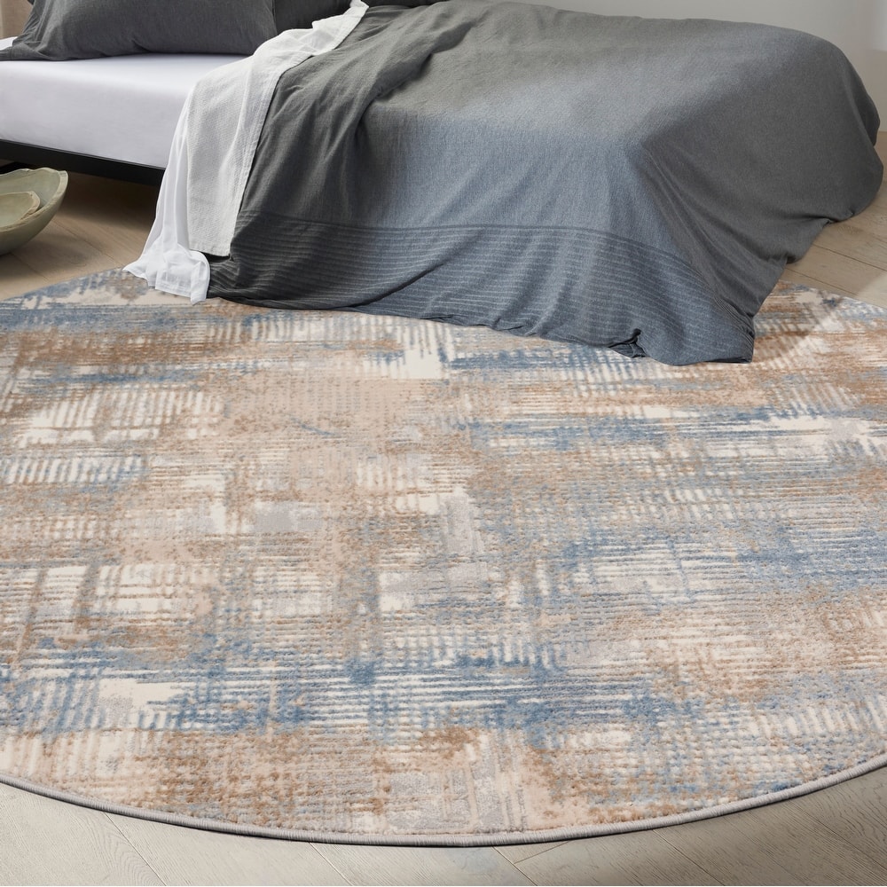 Calvin Klein Rush Contemporary Geometric Abstract Area Rug