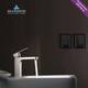 Solid Brass Lead-free Single-handle High Arc Bathroom Faucet