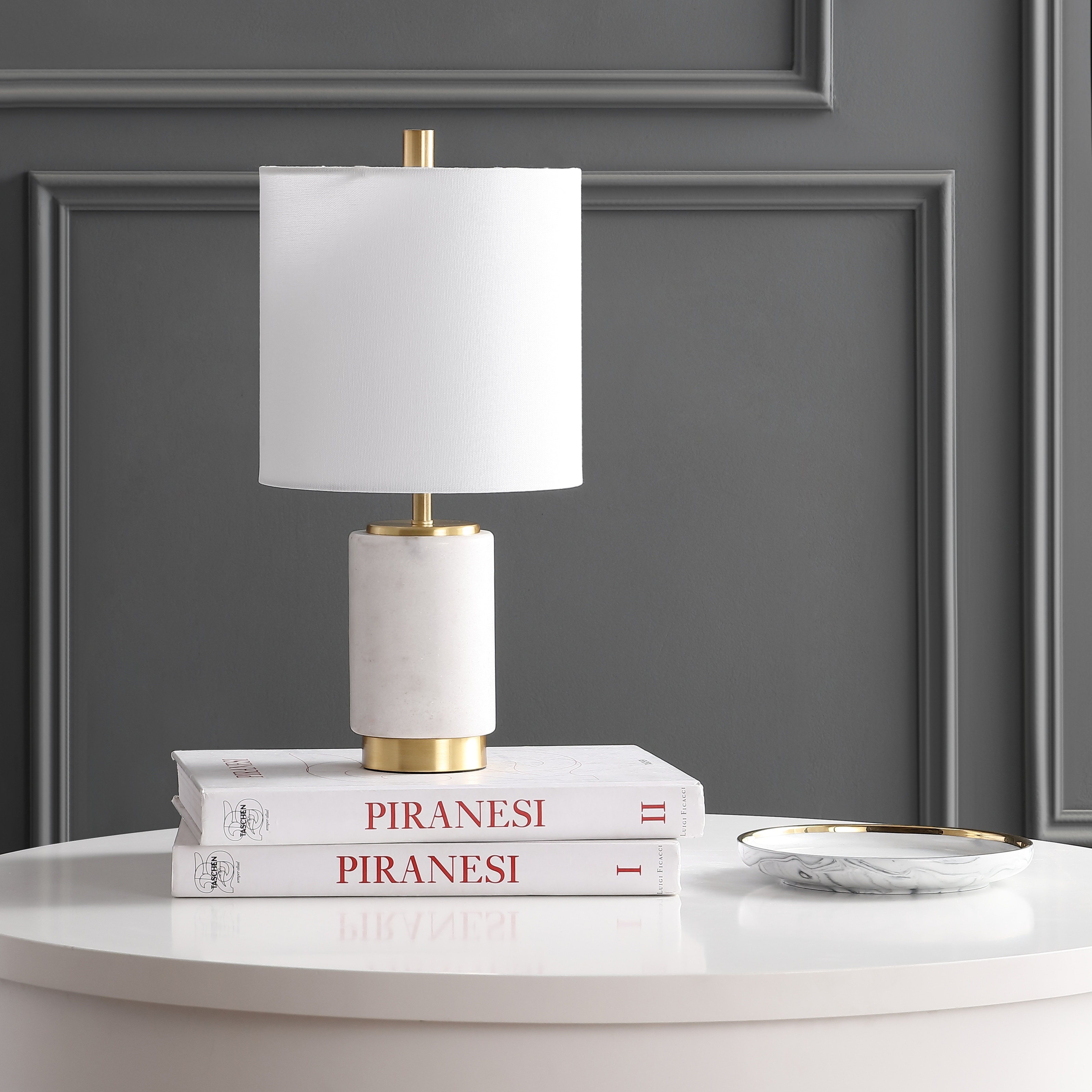SAFAVIEH Lighting 16" Davion Table Lamp - 8" x 8" x 16"