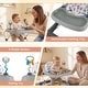 preview thumbnail 15 of 16, Gymax Foldable Baby Walker w/ Removable Seat & Adjustable Height 4