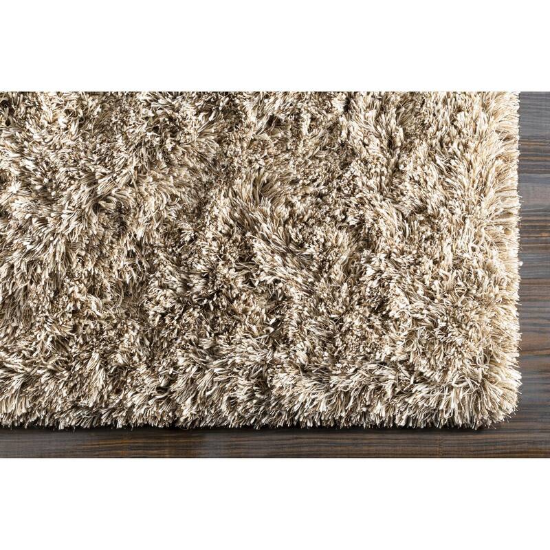 The Curated Nomad Baden Hand-woven Wool Soft Shag Area Rug