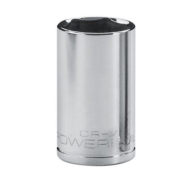 Powerbuilt 1/2-Inch Drive 6 Point Deep Well Metric Socket 32mm - 940123