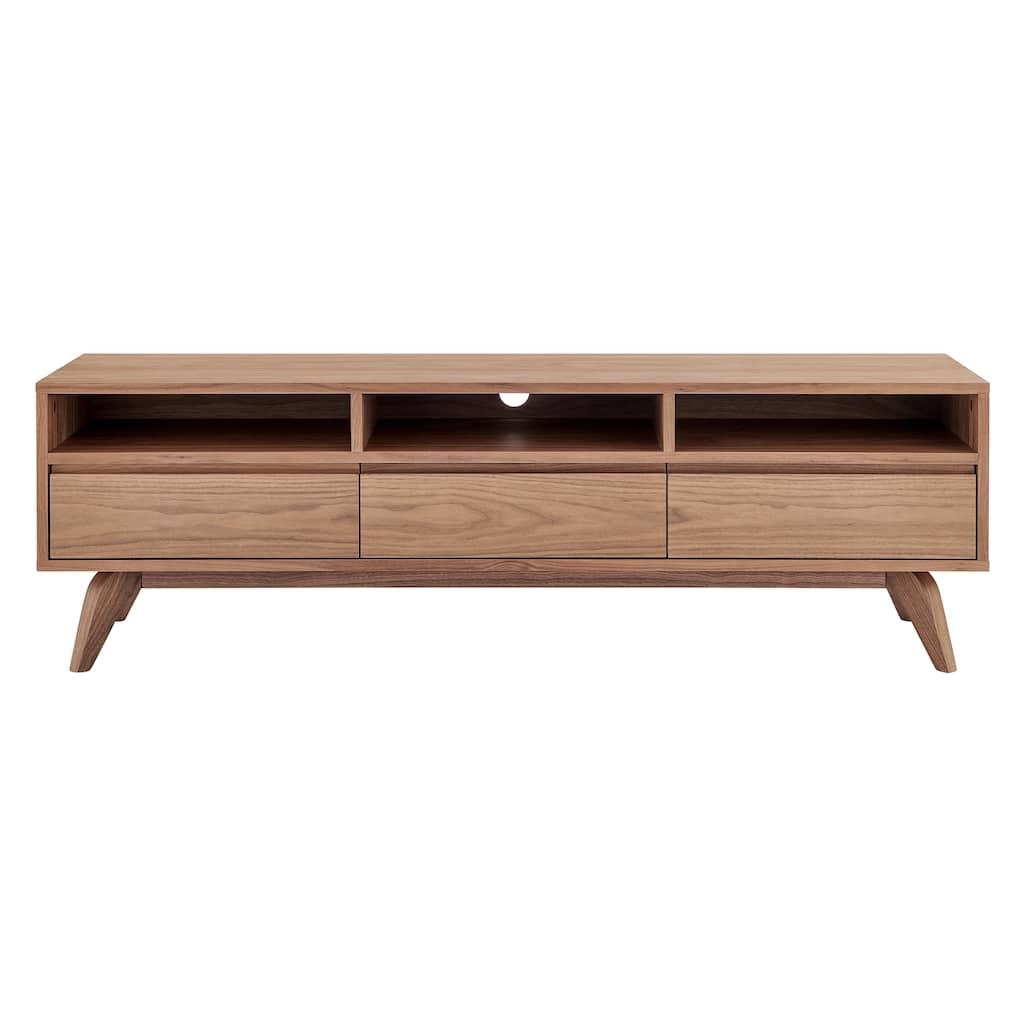 Lawrence 63" Media Stand in American Walnut - 62 inches