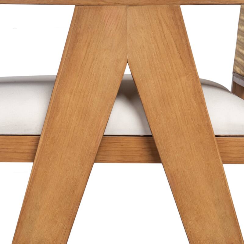 Bar Height Stool Dining Chair with Breathable Cane Back and Cushioned Seat, Woven Counter Stool for Dining Room