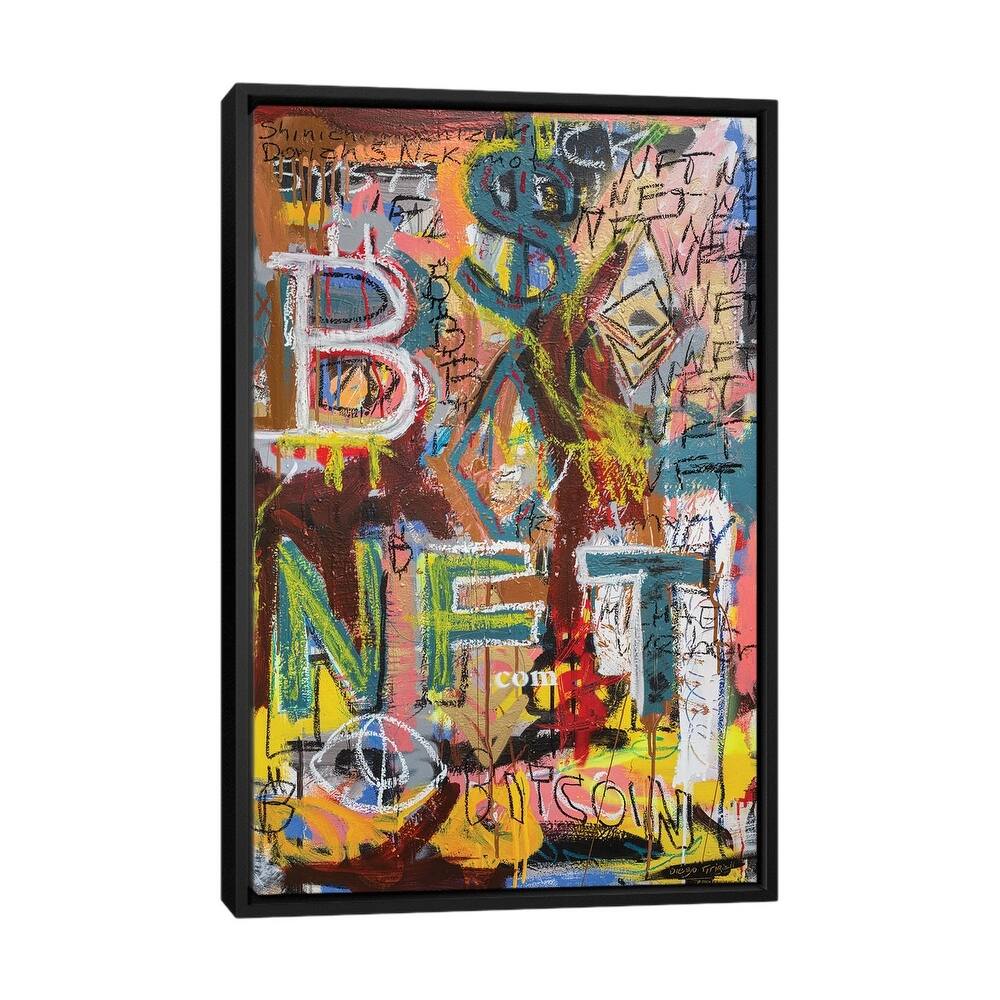 iCanvas "NFT World" by Diego Tirigall Framed