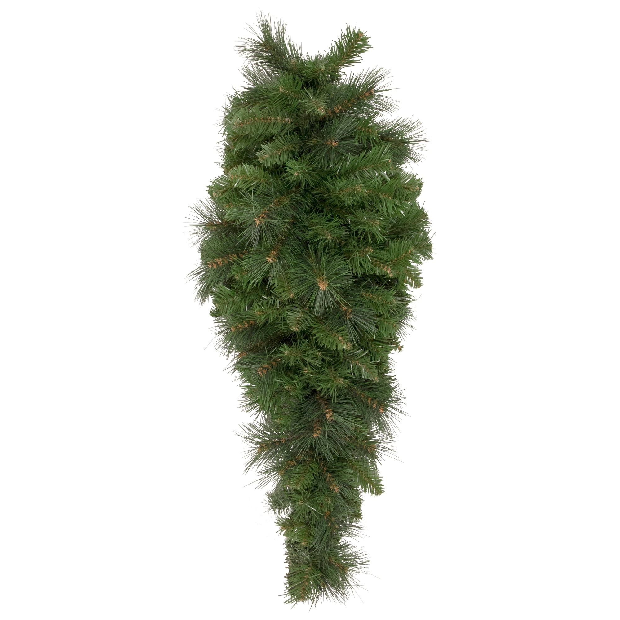 32" Beaver Pine Artificial Christmas Teardrop Swag Unlit