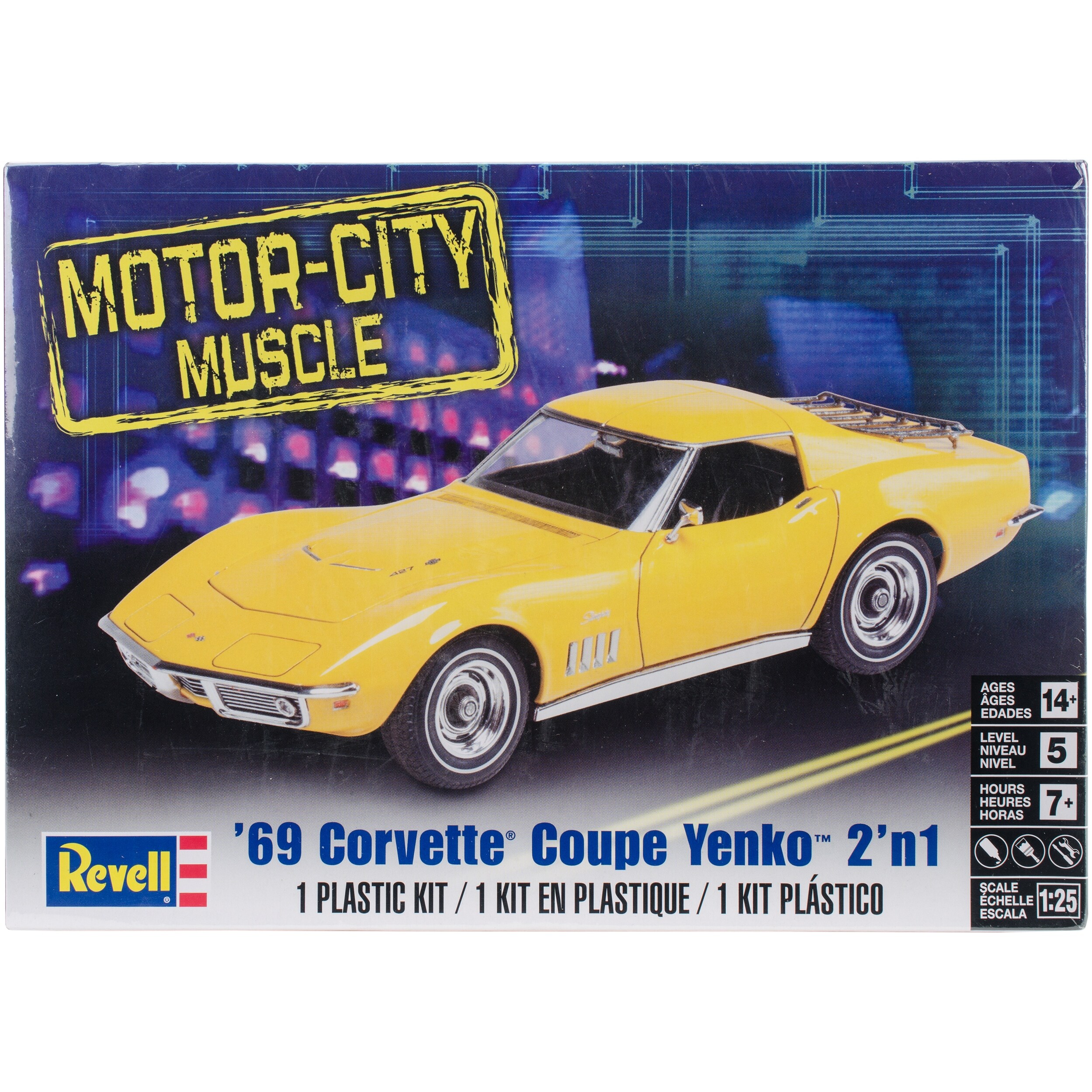 corvette plastic model kits