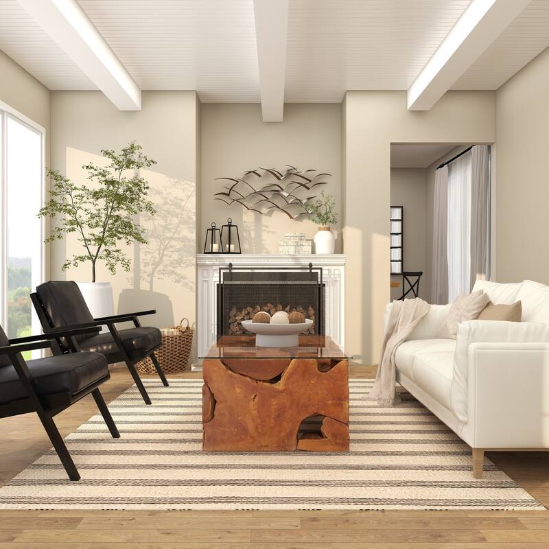 Brown Metal Scroll Home Wall Decor