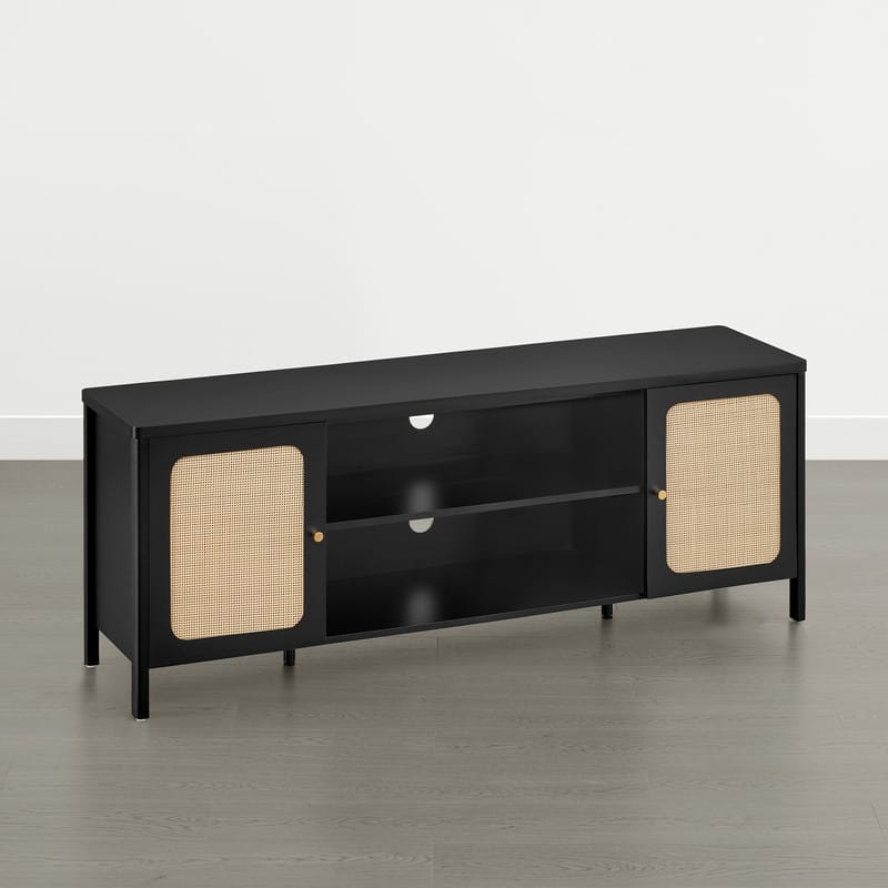 Spruce & Spring 62" Bohemian TV Stand Modern Media Console Entertainment Center