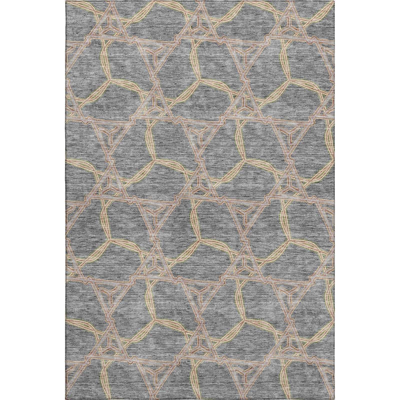 Premium Washable Super Soft Modern Tangle Mayfield Rug