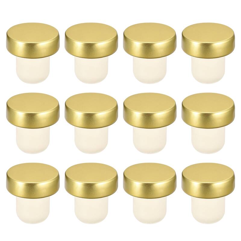 0.76x1.18" T-shaped Reusable Sealing Wine Stopper Bottle Plugs, 12Pcs