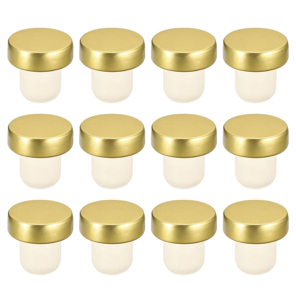 0.76x1.18" T-shaped Reusable Sealing Wine Stopper Bottle Plugs, 12Pcs