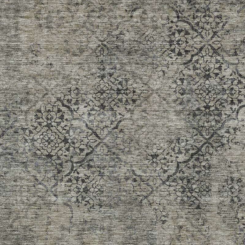 HomeRoots Floral Transitional Rectangle Outdoor Rug