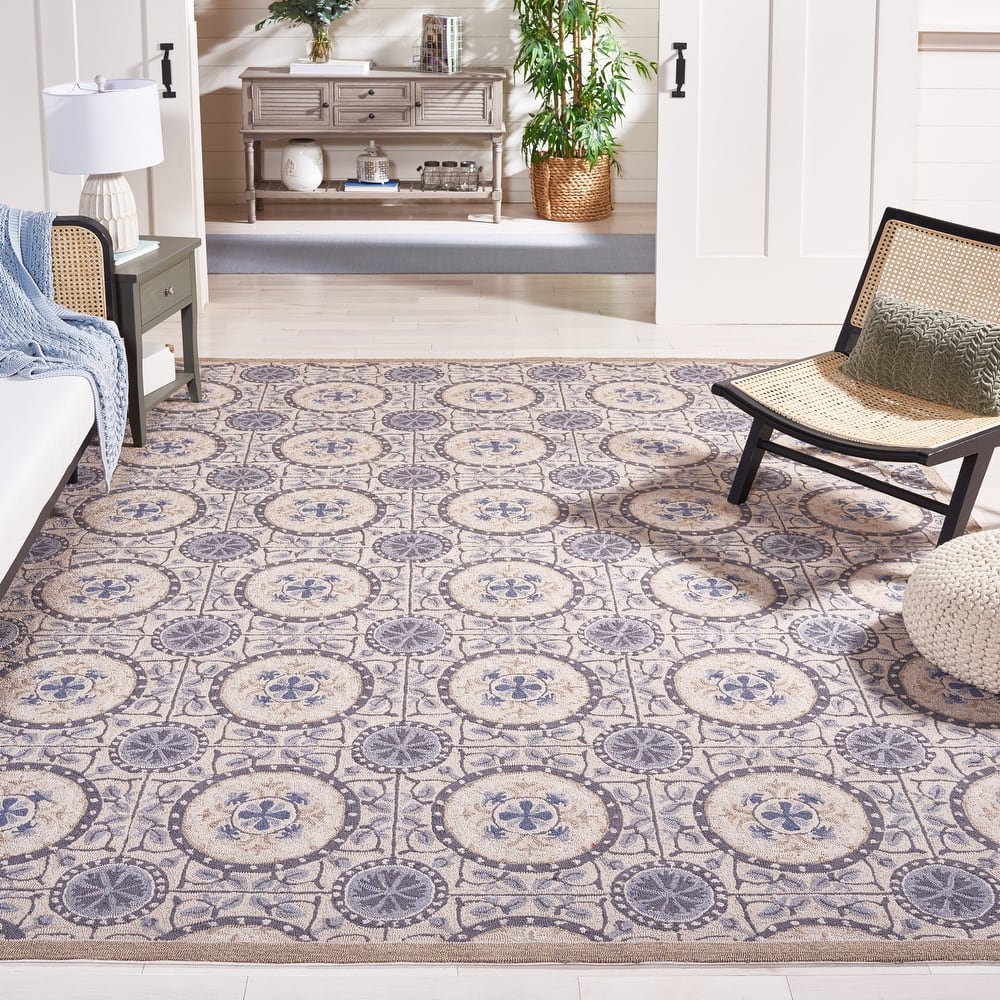 SAFAVIEH Handmade Four Seasons Caspian Floral Rug