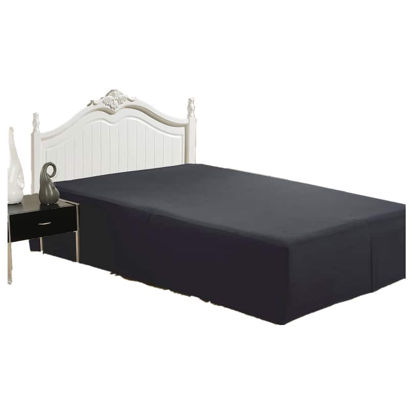 Marina Decoration Soft Hotel Quality All Season Deep Pocket Dust Ruffle 16 Inch Drop Solid Tailored Rayon from Bamboo Bed Skirt
